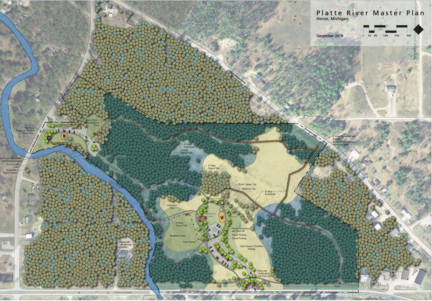 Platte River Park master-plan map